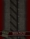 RPG Item: Battlemap: Prison Yard