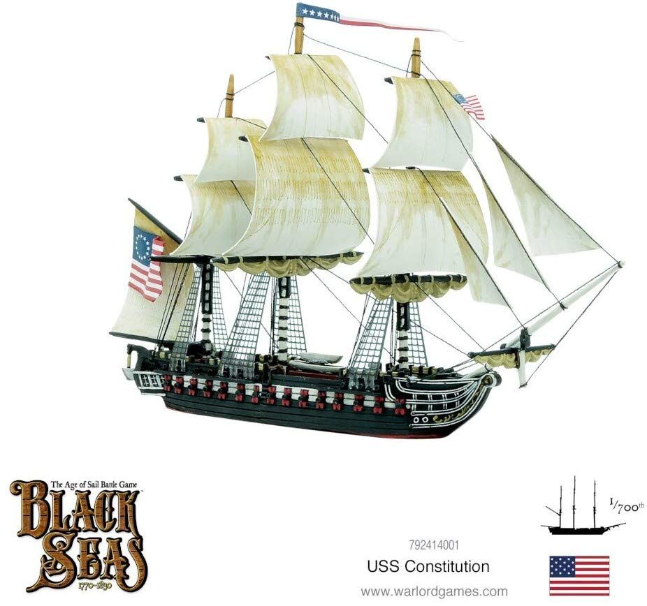 Black Seas: USS Constitution box art
