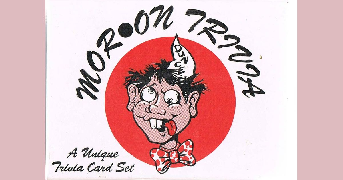 Moron Trivia Board Game Boardgamegeek
