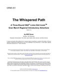RPG Item: GRM5-IS1: The Whispered Path