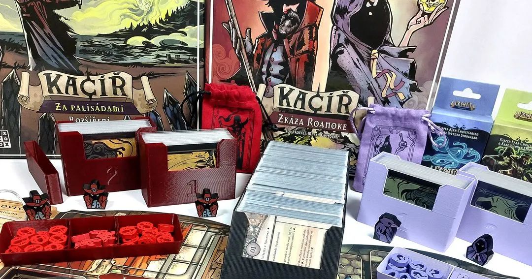 Kacíř: Zkáza Roanoke – Inserty Herman Insert | Board Game Accessory ...