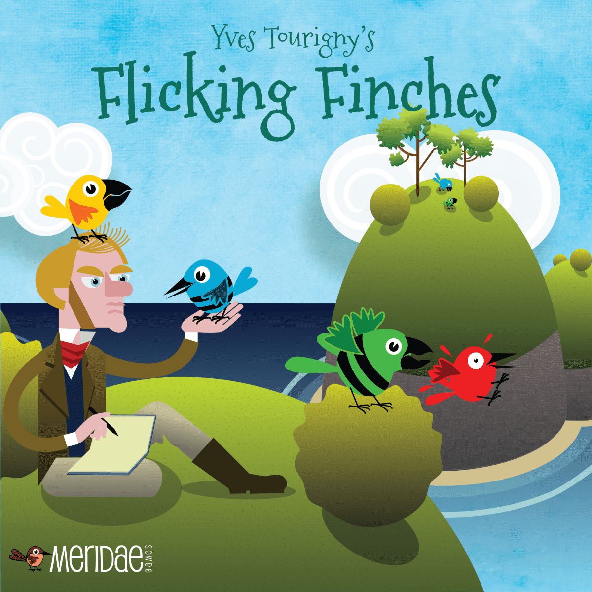 Flicking Finches box art