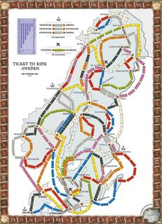 Sweden (fan expansion for Ticket to Ride)