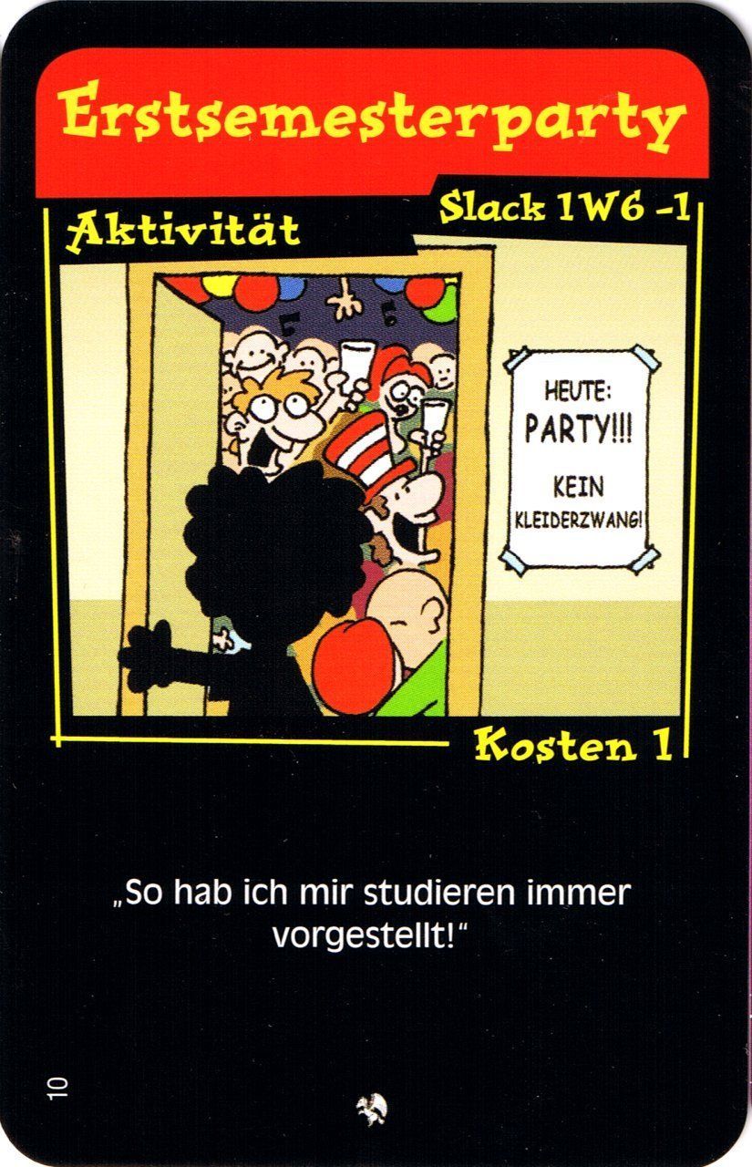 Chez Genius: Promokarte Erstsemesterparty