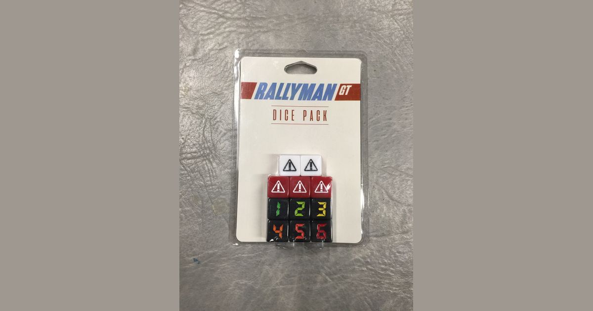 Rallyman GT Dice Pack Board Game Accessory BoardGameGeek