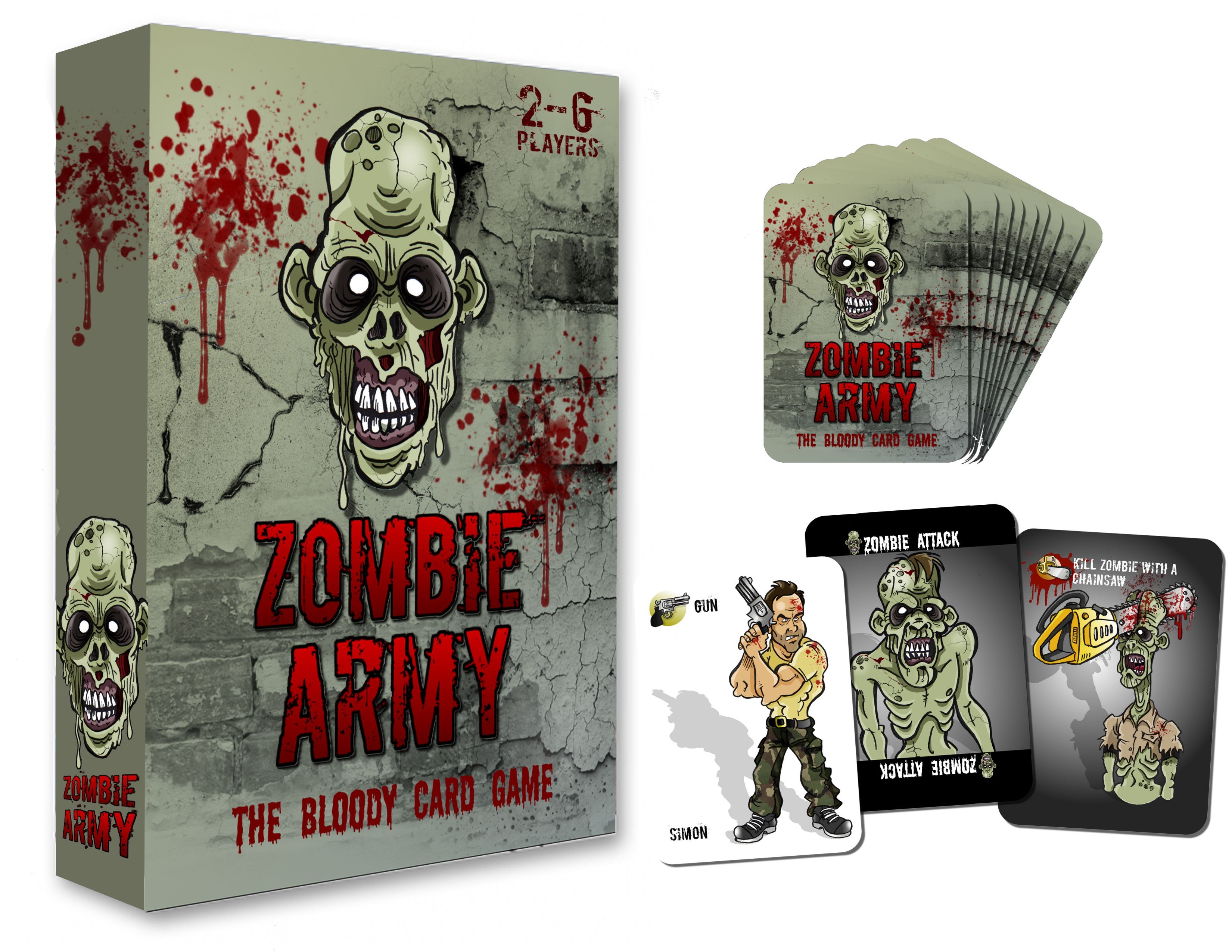Zombie Army: The bloody card game box art