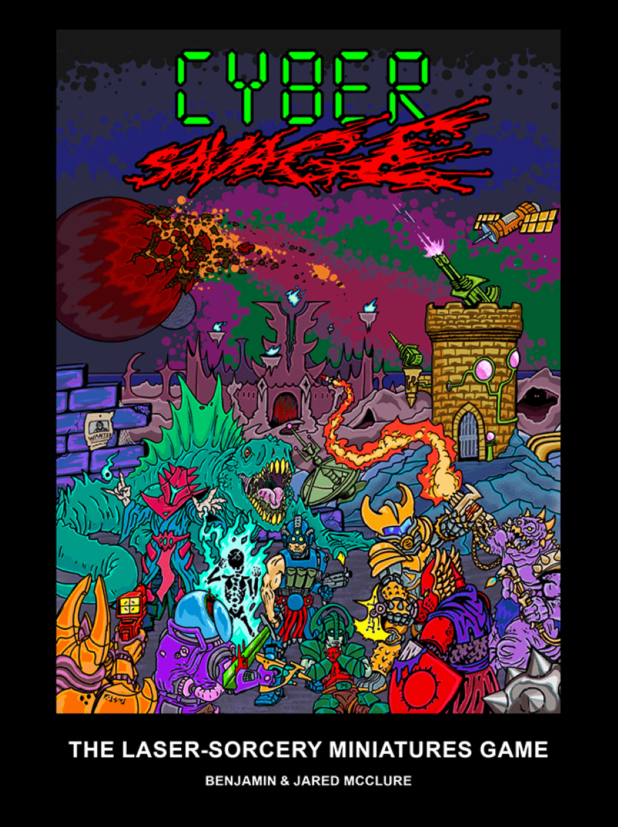 Cover art for Cyber Savage: The Laser-Sorcery Miniature Game