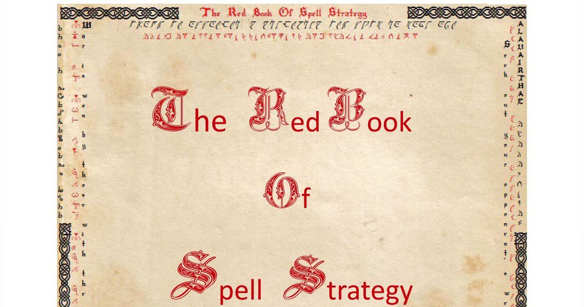 The Complete Red Book of Spell Strategy | RPG Item | RPGGeek