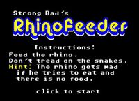 Video Game: RhinoFeeder