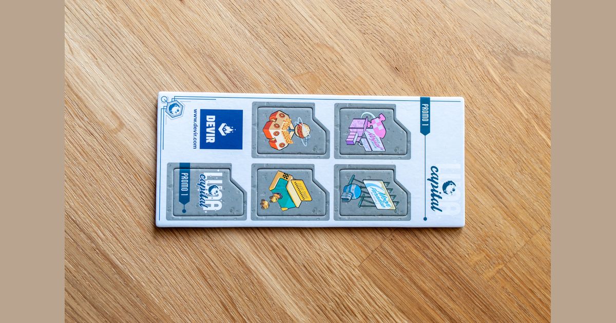 Included with game? LUNA Capital Promo 1 Special Sponsor Tiles