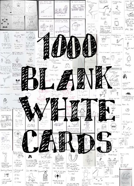 1000 Blank White Cards Board Game Boardgamegeek