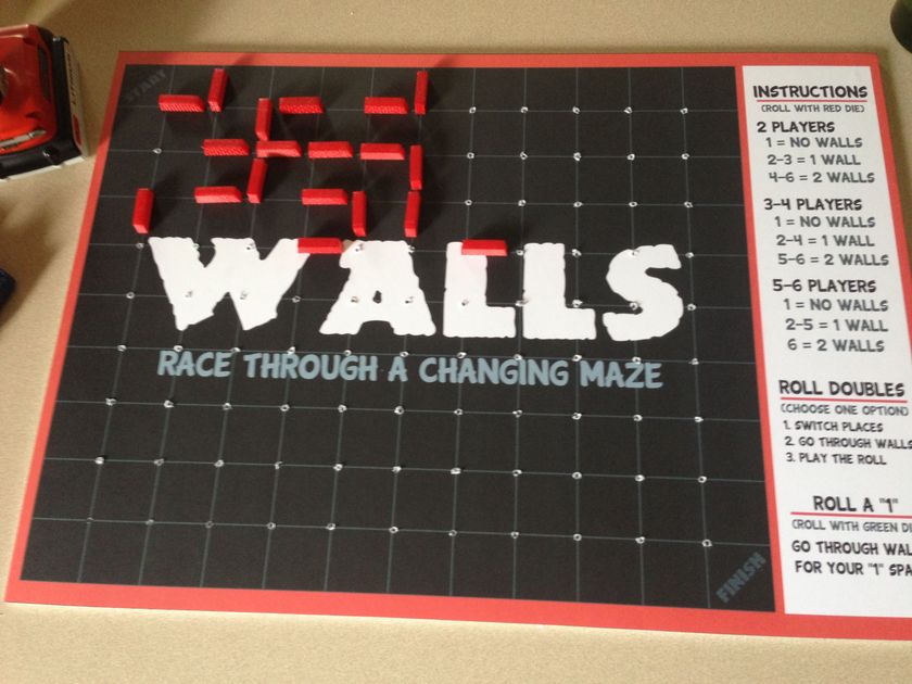 So Way Totally Awesome Games Walls Race Through A Changing Maze; A Family Maze Board Game 
