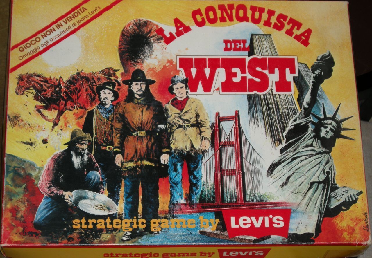 La conquista del West box art