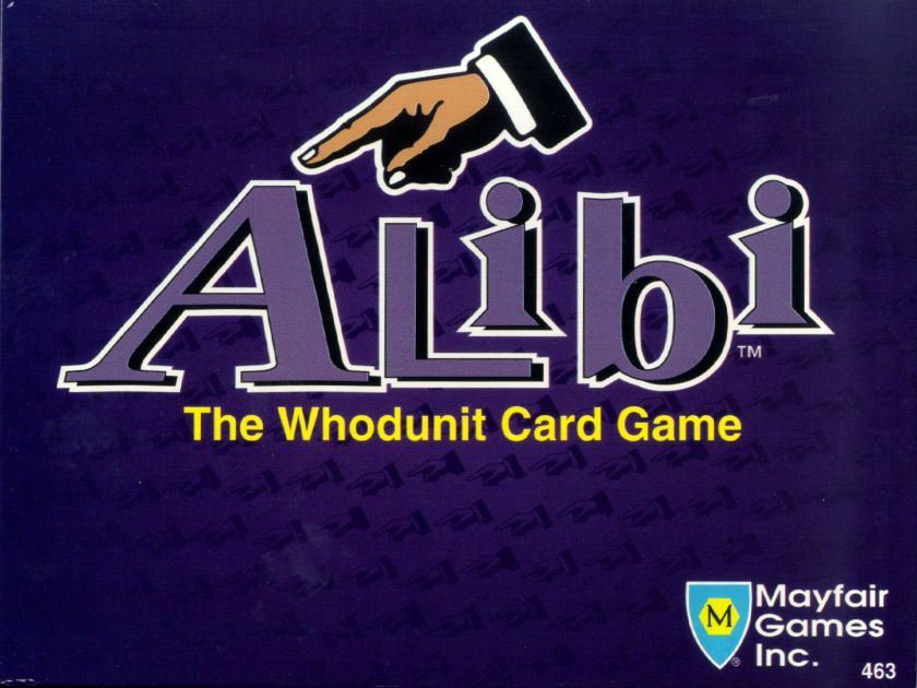 Alibi The Whodunit Card Game 