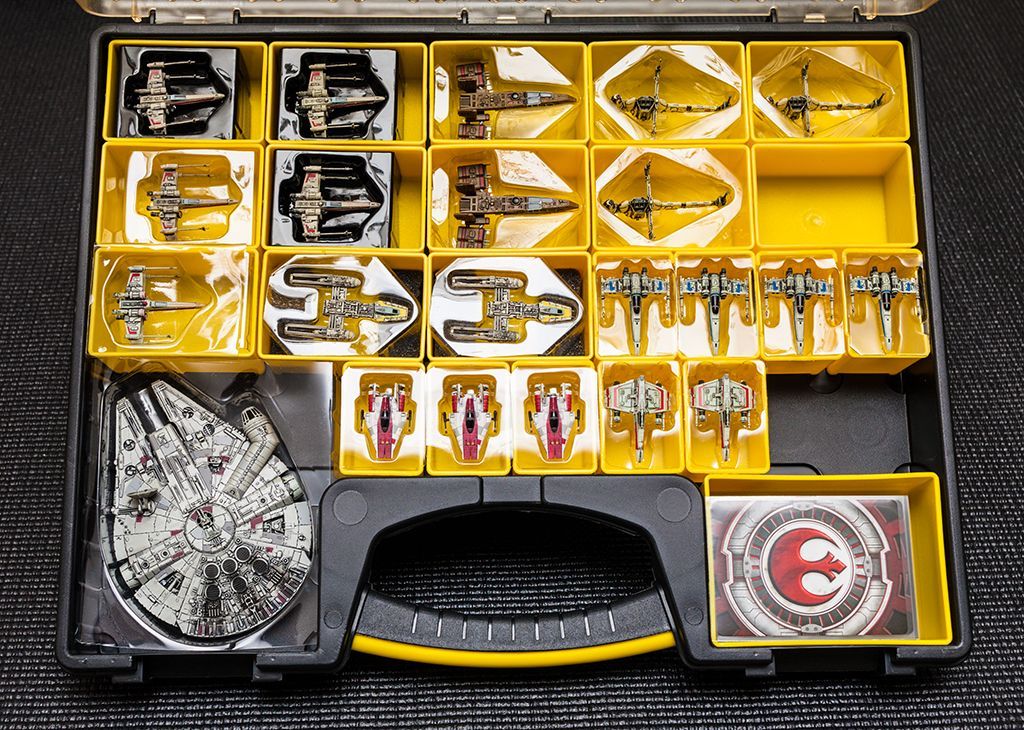 For the love of gaming XWing storage solution, acrylic templates, and