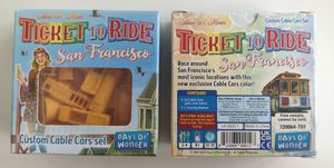 Ticket To Ride: San Francisco – Custom Cable Cars Set