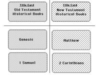 Bible Books Rummy
