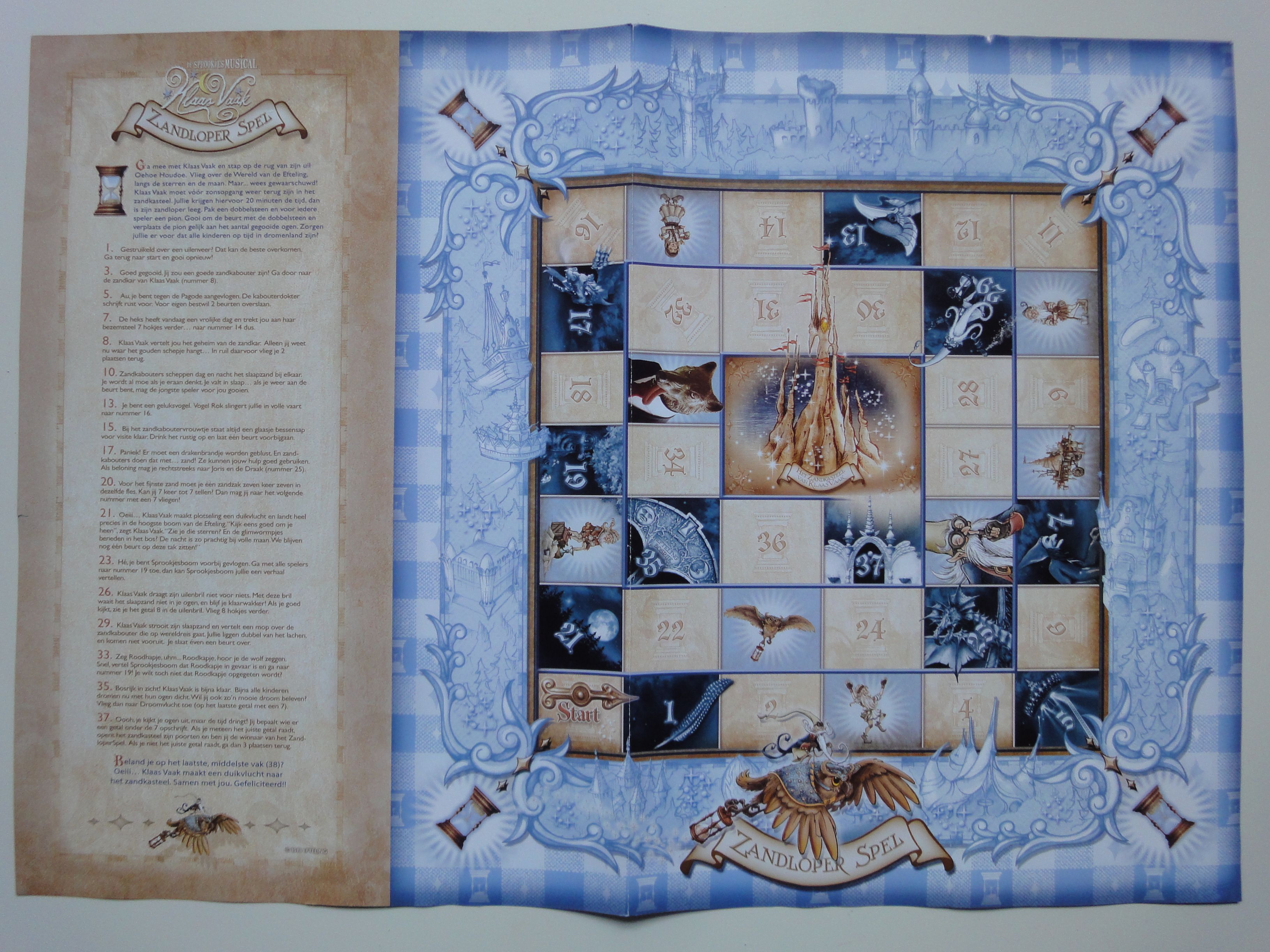 Klaas Vaak Zandloper Spel cover art