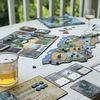 The first round of Spirit Island, my first cooperative game play ever!