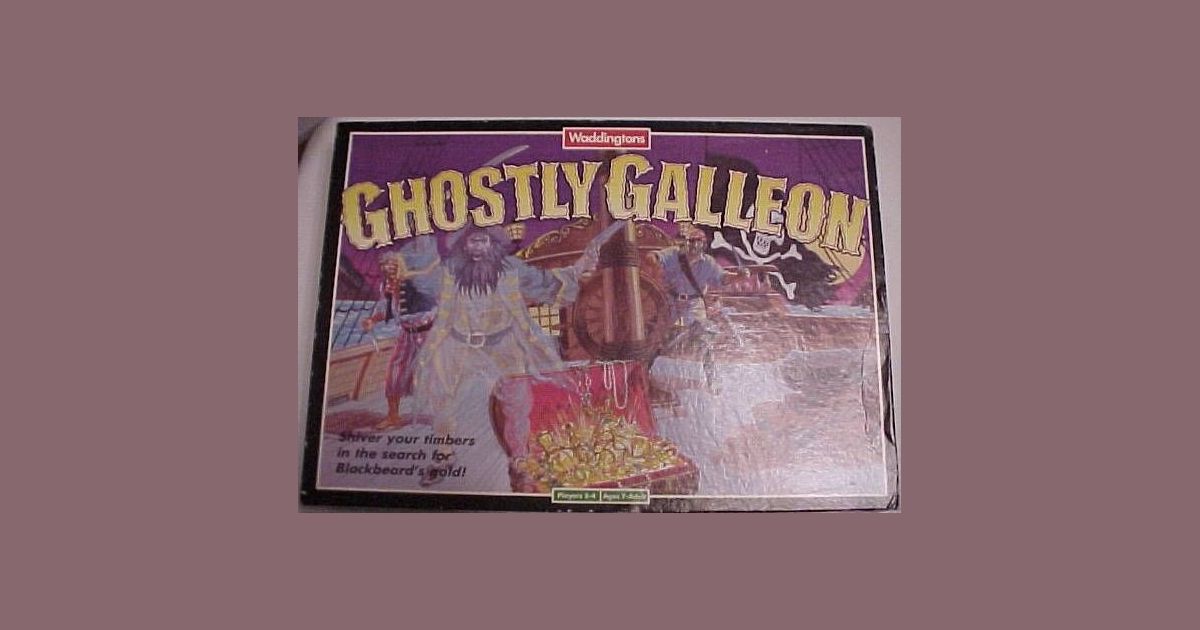 Spare Game Pieces & Parts GHOSTLY GALLEON Board 