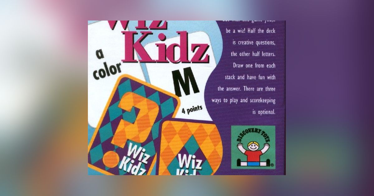 Wiz kidz on sale card game