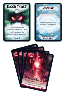 Not Alone: The Red Artefact Promo Cards