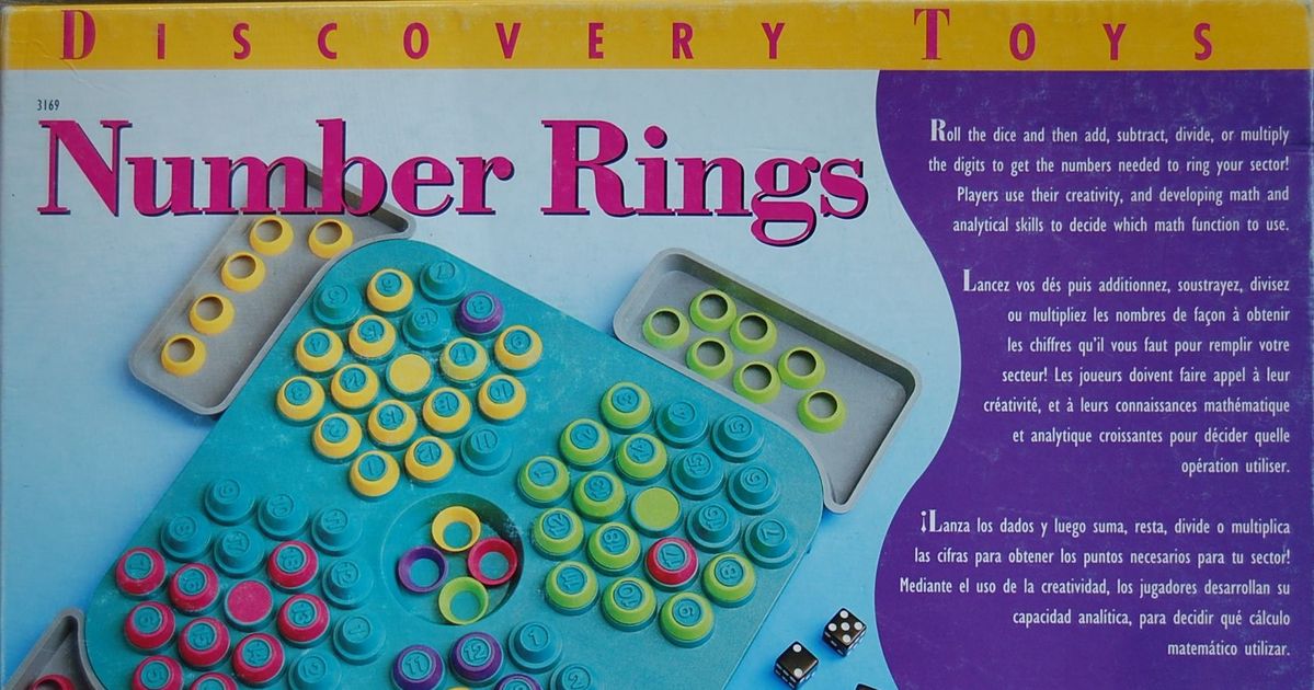 Number Rings Board Game BoardGameGeek