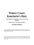 RPG Item: CoEE21: The Soul of Iuchiban 5: Winter Court: Kanrinrin's Duty
