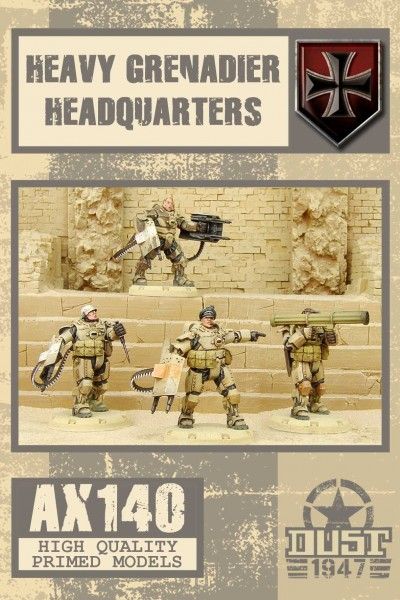 Dust 1947: Heavy Grenadiers Headquarters