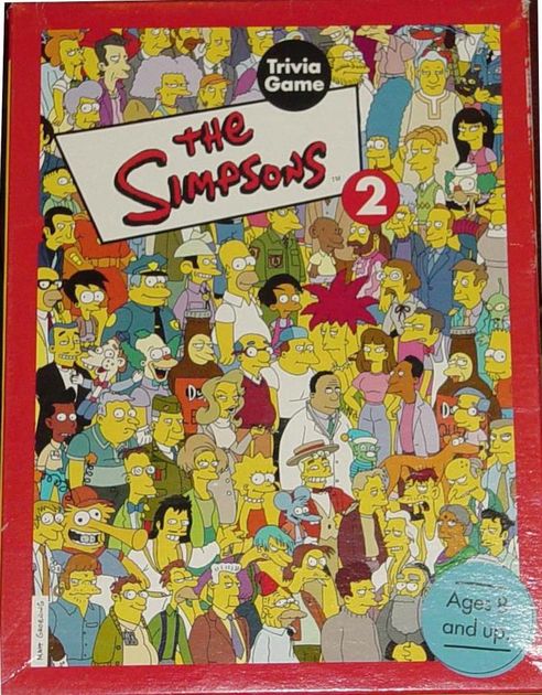 The Simpsons 2 Trivia Game Board Game Boardgamegeek
