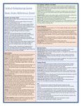 RPG Item: Fallout Roleplaying Game Basic Rules Reference Sheet