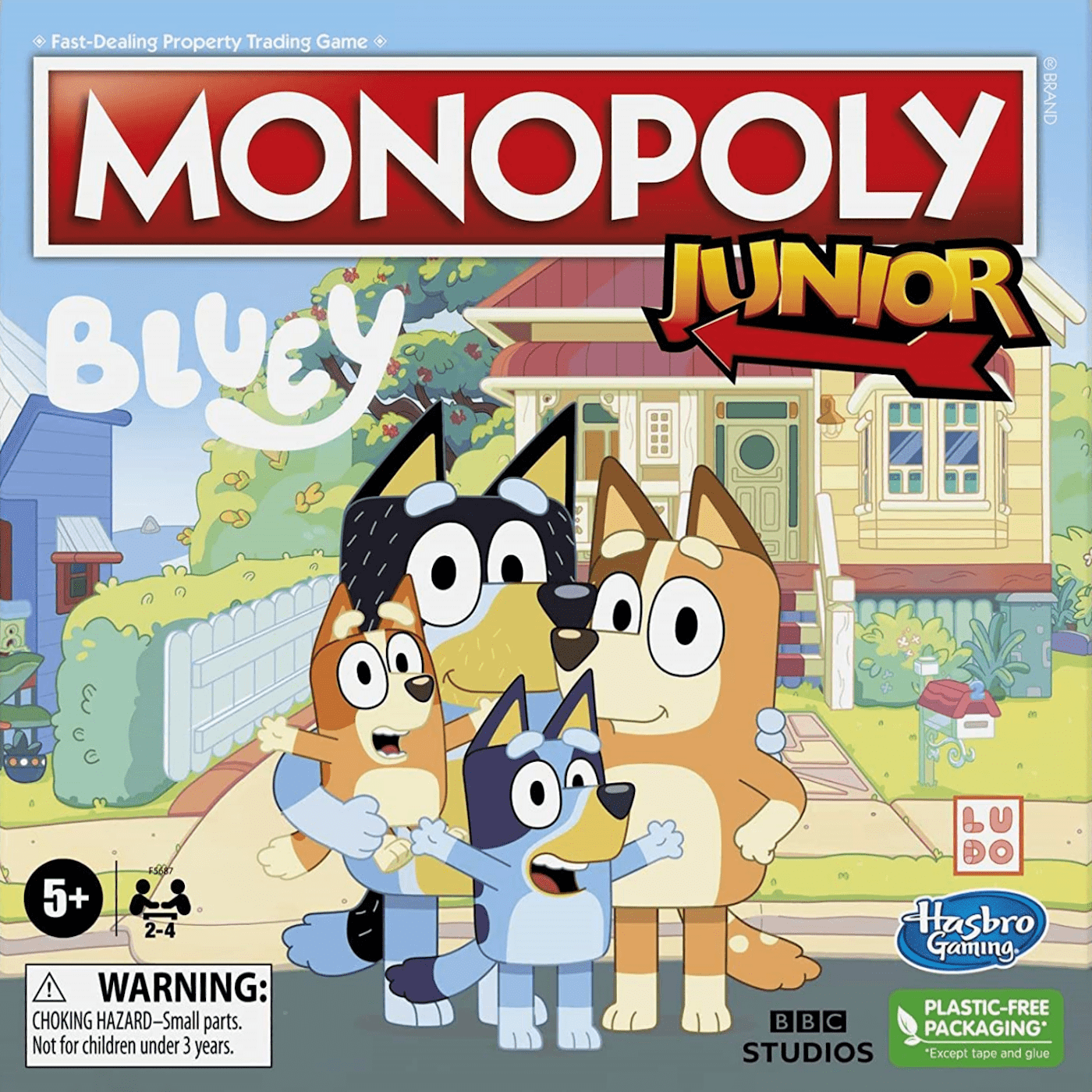 Monopoly Junior: Bluey cover art