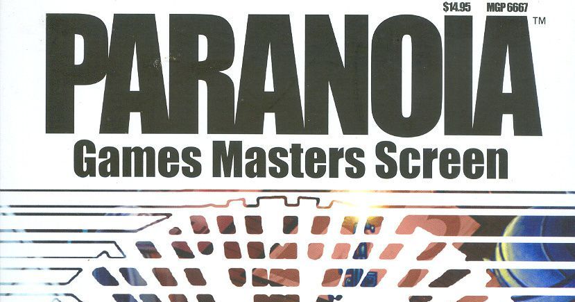 Paranoia Games Masters Screen | RPG Item | RPGGeek