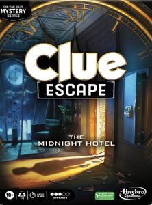Clue Escape: The Midnight Hotel Board Game, 1-Time Solve Escape Room Games,  Mystery Games, Ages 10+ - Hasbro Games