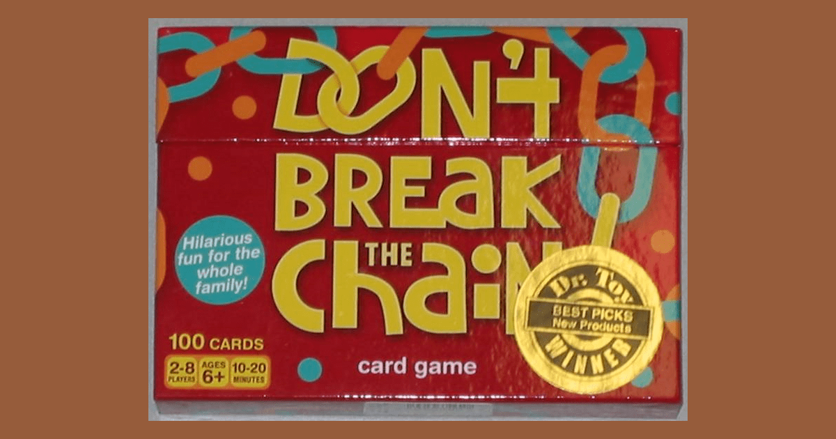 Don't Break the Chain Board Game BoardGameGeek
