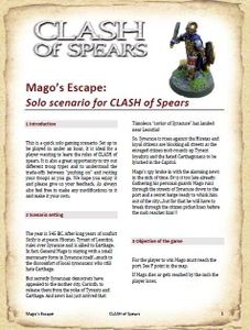 Clash of Spears: Mago's Escape