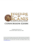 RPG Item: Legends of Arcanis Conversion Guide