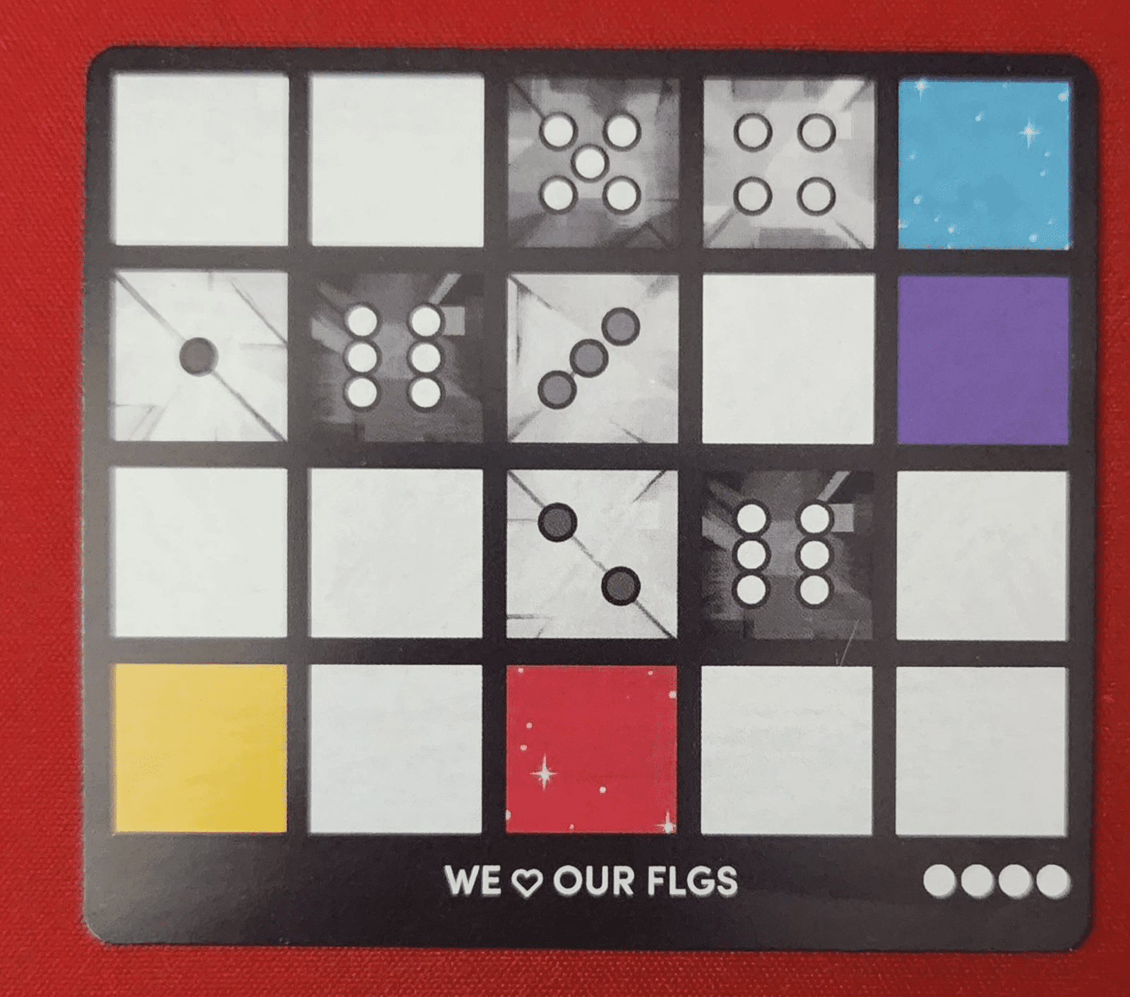 Sagrada: Promo 30 – We Love Our FLGS 2026 Pattern Card