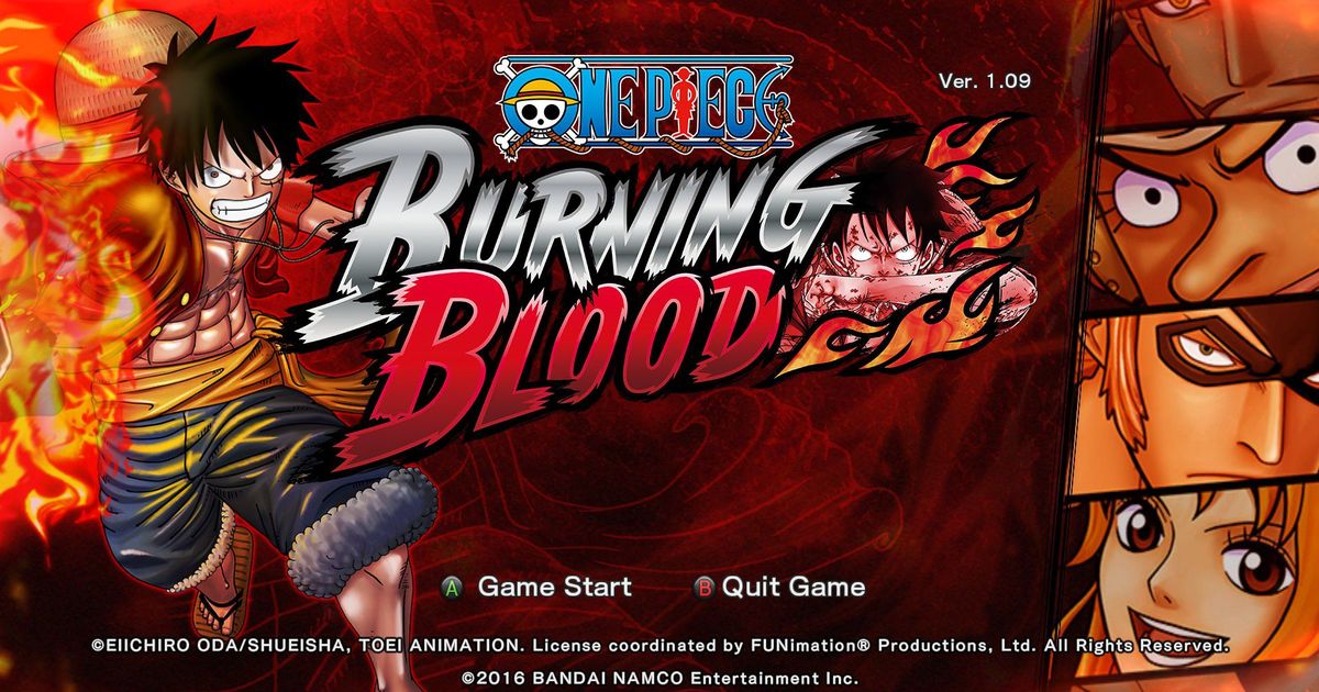 One Piece Burning Blood Video Game VideoGameGeek
