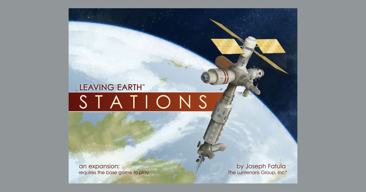 2nd Edition Stations Box MINT Lumenaris Boardgame Leaving Earth 