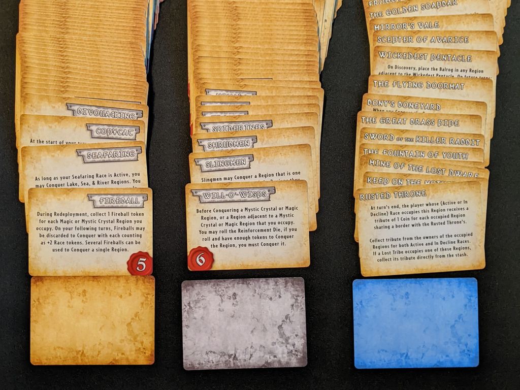 Small World Helper Cards for Races, Powers, Relics & Places | Small World