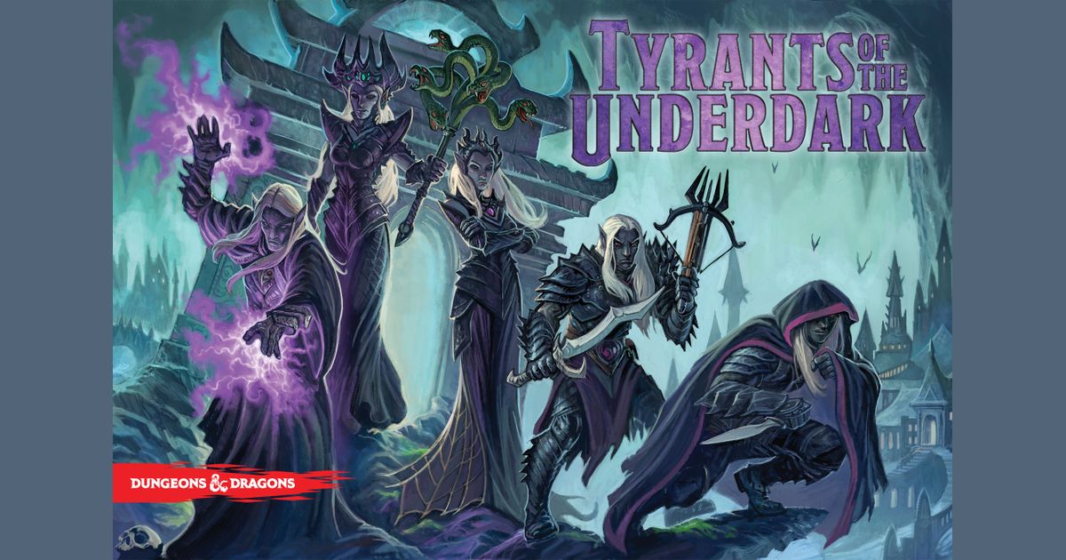 Dungeons And Dragons Strategy Board Game Tyrants Of The Underdark 