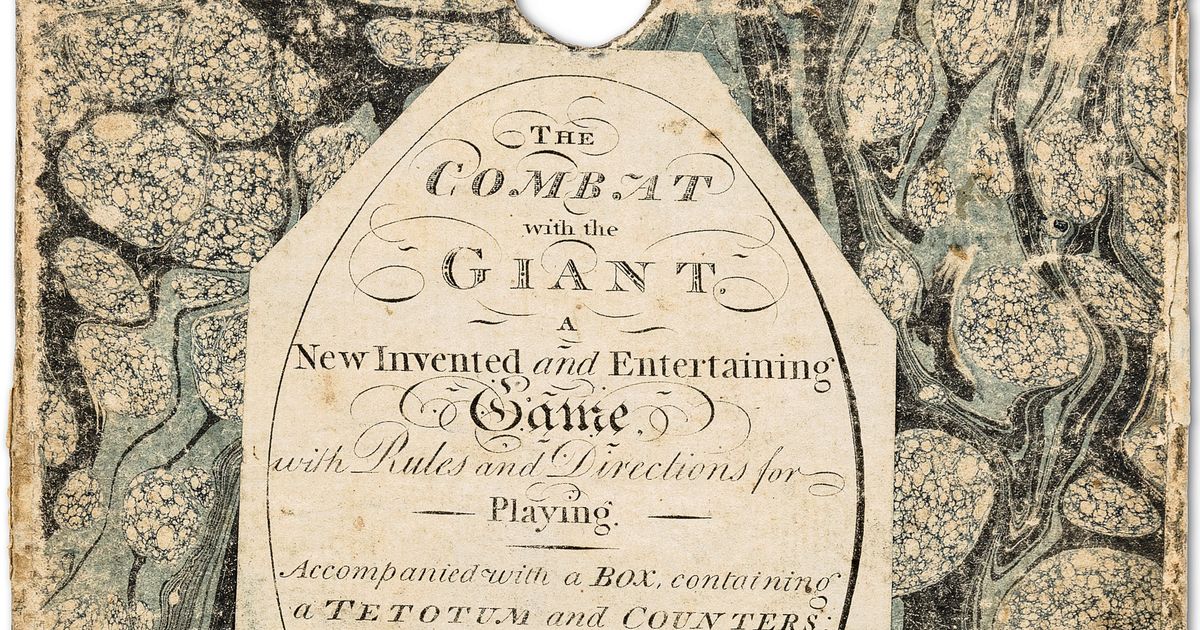 The Combat with the Giant: New Invented and Entertaining Game | Board ...