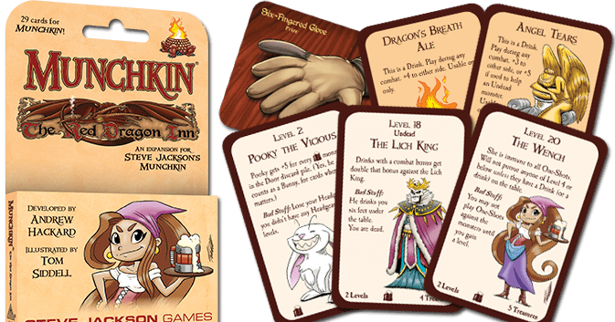 kran Spil Gå op Munchkin: The Red Dragon Inn | Board Game | BoardGameGeek