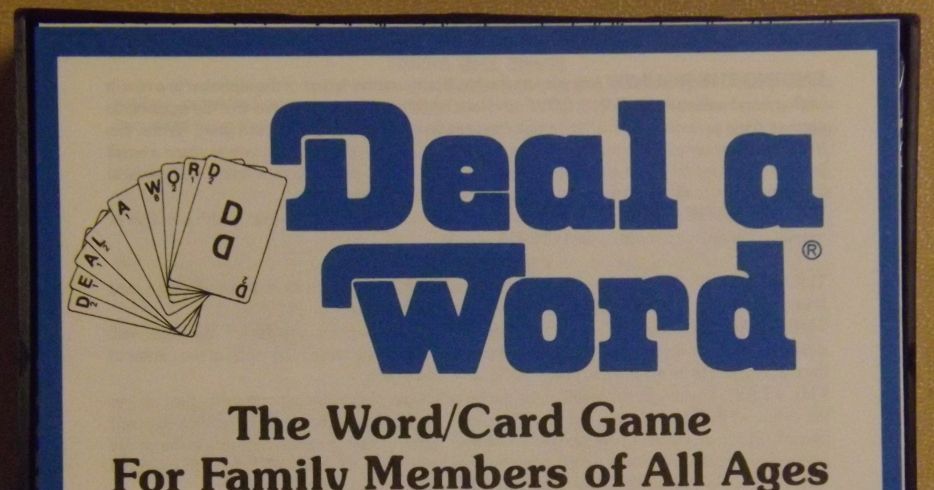 Deal a Word, Board Game