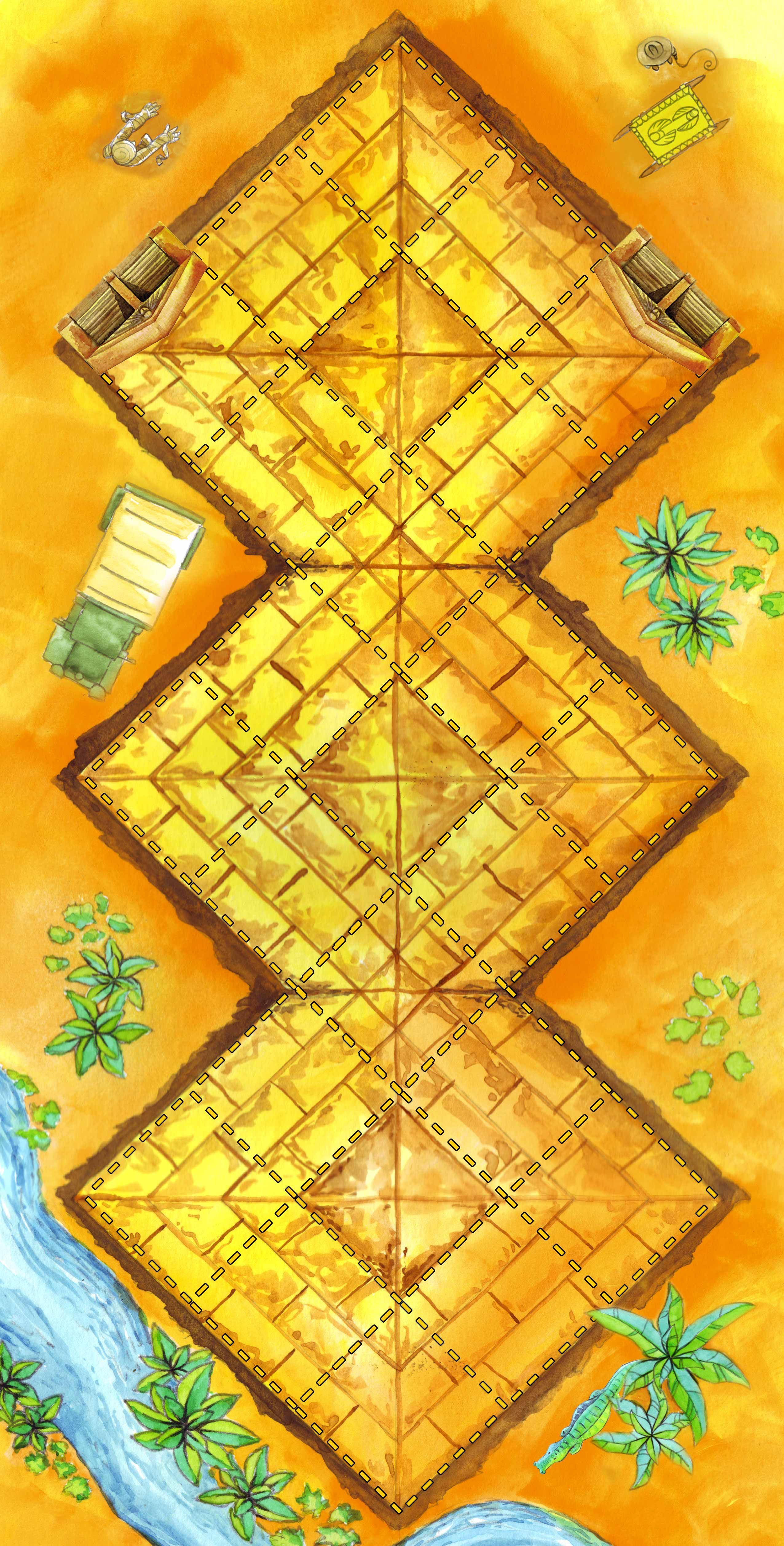 Das Labyrinth des Pharao: Sphinx und Triamide box art