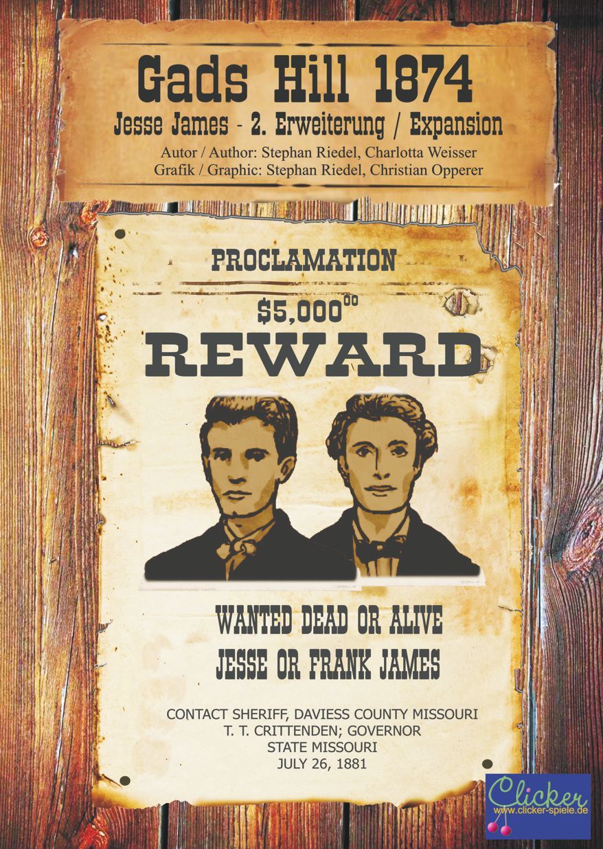 Gads Hill 1874: 2. Expansion – Jesse James