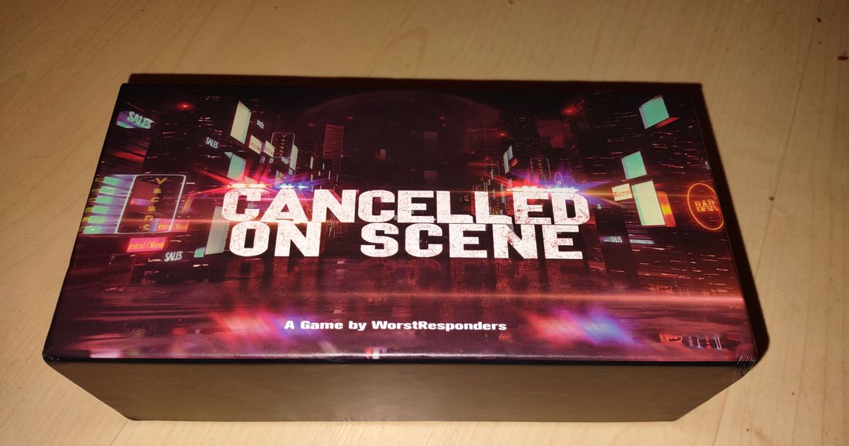 Cancelled On Scene EMS Card Game Board Game BoardGameGeek