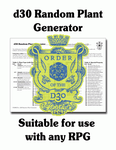 RPG Item: FGM037m: d30 Random Plant Generator