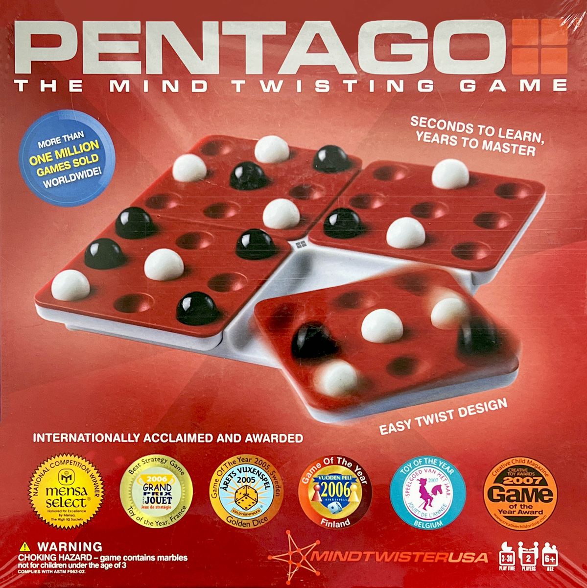 Pentago 旋轉五子棋桌遊評測與規則